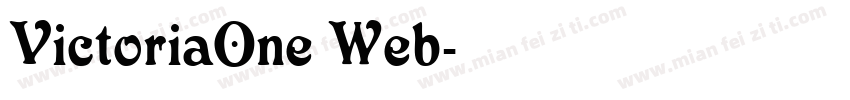 VictoriaOne Web字体转换